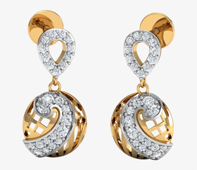 Blinking Diamond Earring - Earrings For Women Png, transparent png