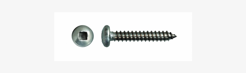 Stainless Steel Self-tapping Screw Pan Head Square - Screw, transparent png