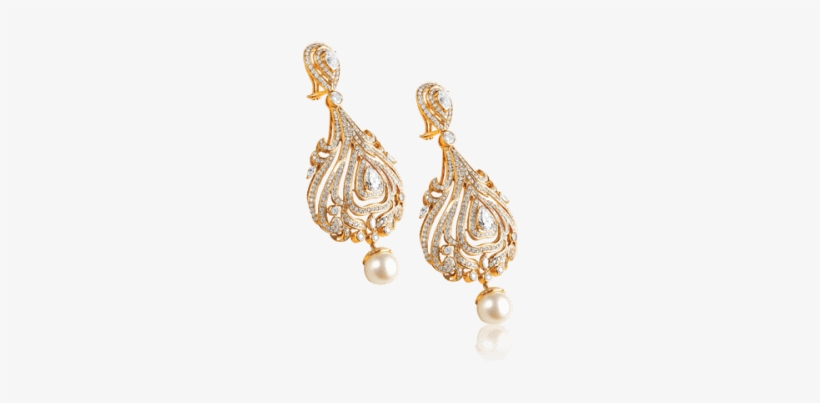 Luxury Diamond Earrings Designs By Zoya - Tanishq Zoya, transparent png