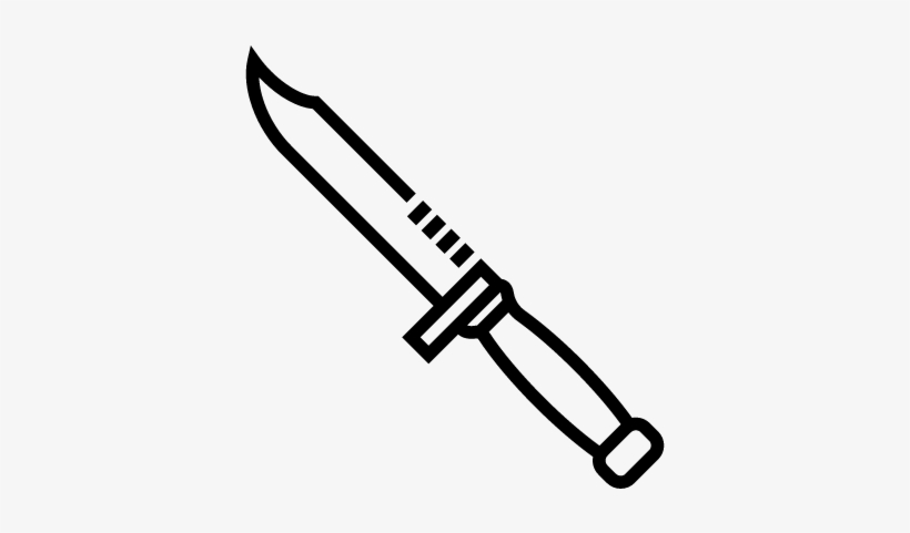 Military Knife Vector - Knife Vector Logo, transparent png