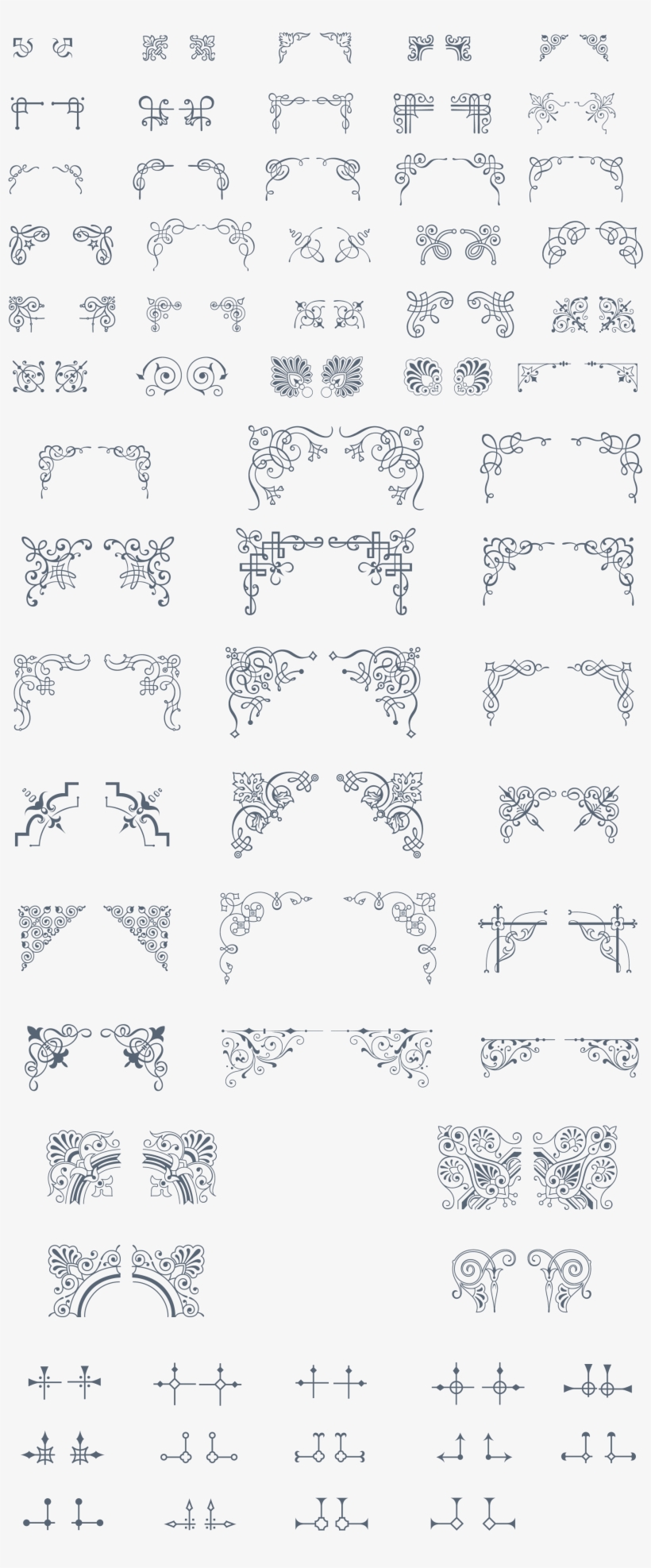 Banner Freeuse Library Essential Pack Ornaments Decorative - Calligraphy, transparent png