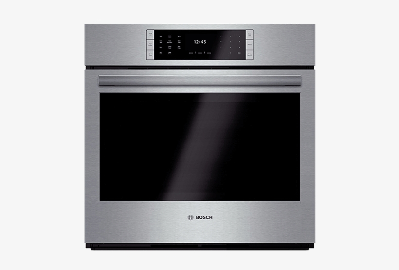 30" Single Wall Oven, Hbl8451uc, Stainless Steel - Bosch 500 Series 27" 1.6 Cu. Ft. Built-in Microwave, transparent png