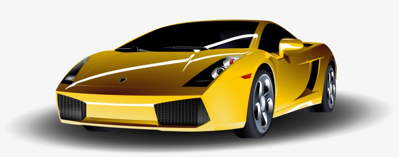 This Free Icons Png Design Of Yellow Sports Car, transparent png