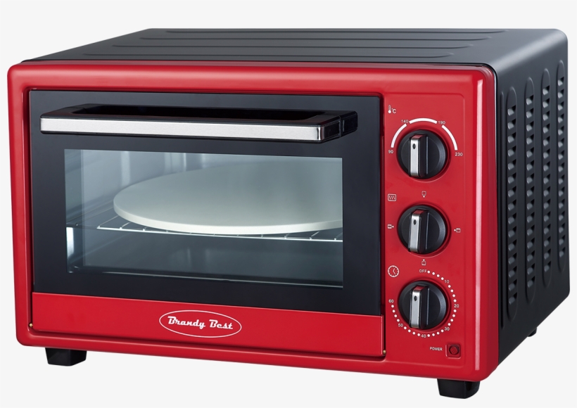 Campus300rn Mini-oven 26 Liters With Pizza Stone Red - Mini Four 26 L Avec Pierre Pizza, transparent png