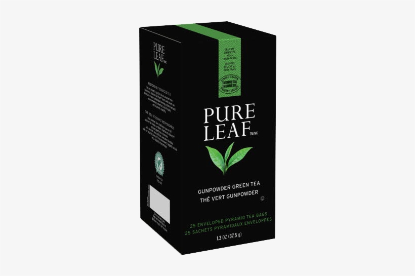 Pure Leafᵀᴹ Hot Tea Bags Gunpowder Green Tea 25 Count, - Pure Leaf English Breakfast, transparent png