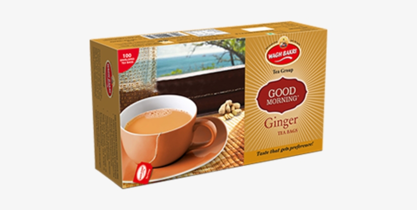 Wagh Bakri Ginger Tea Bags, transparent png