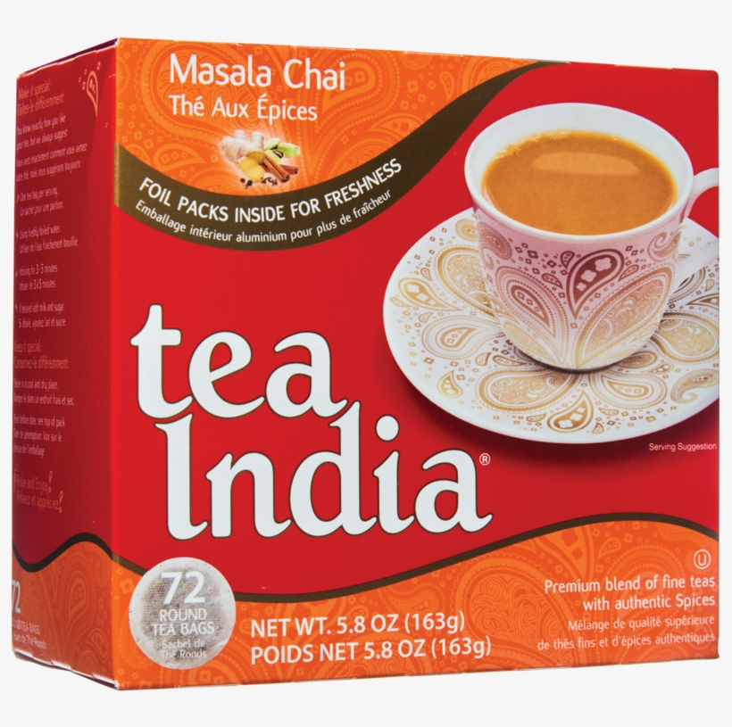 Tea Bags - Masala Chai - Tea India Tea Bags, transparent png