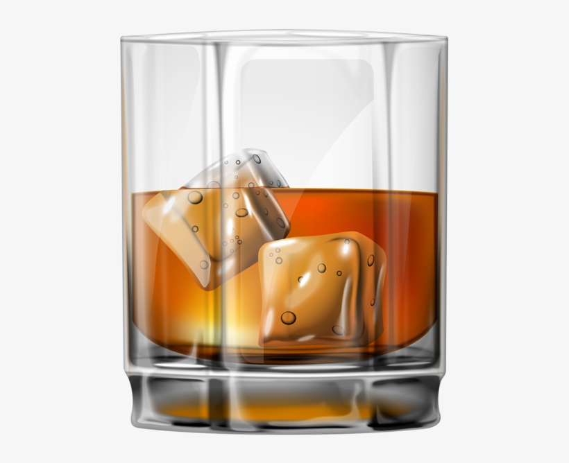 Glass Of Whiskey Png Clip Art - Glass Of Whiskey Png, transparent png