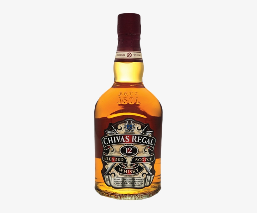 Chivas Regal 12 Yrs - Chivas Regal 12 Years Old, transparent png