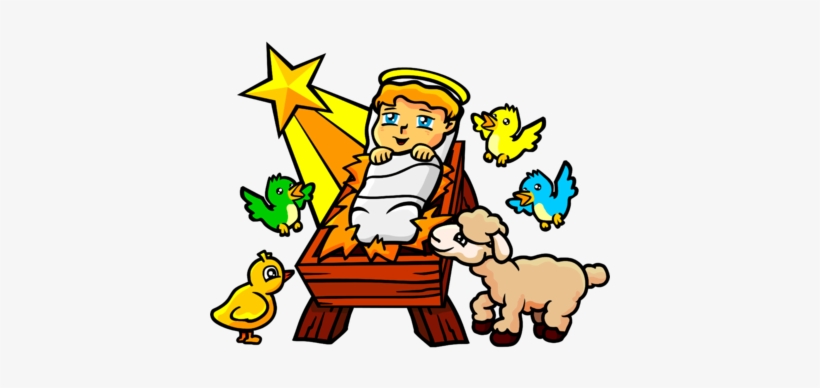Baby Jesus With Birds And Lamb - Portable Network Graphics, transparent png
