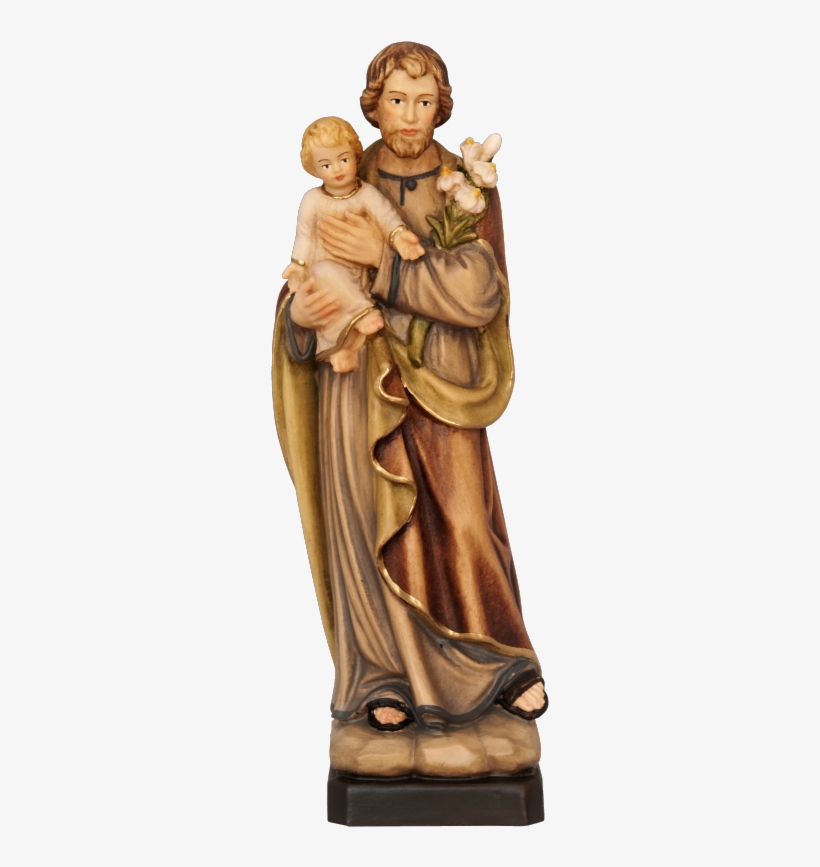 Statue Legno San Giuseppe, transparent png