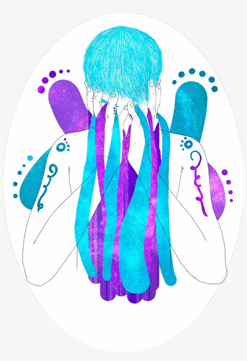 Blue, transparent png