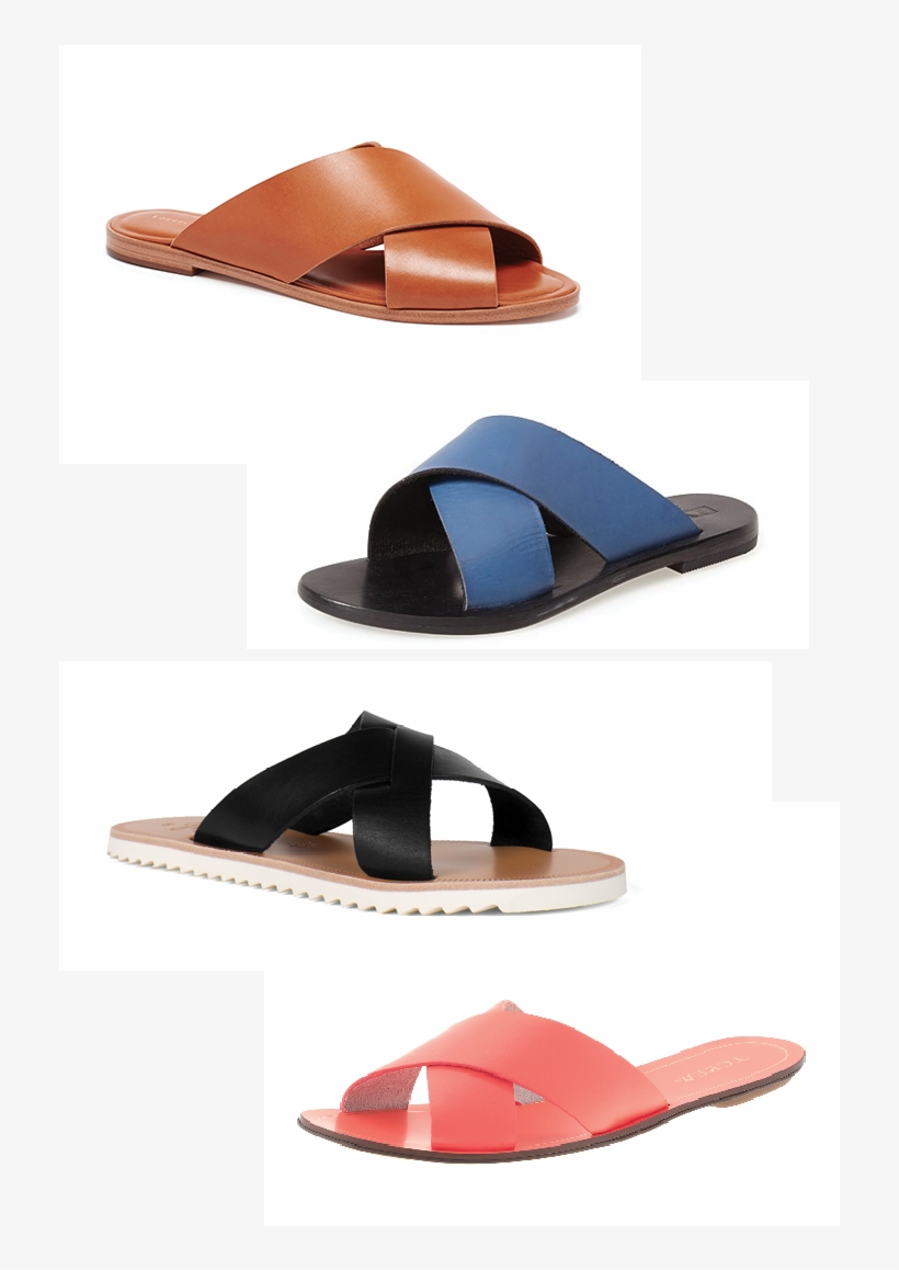 A Slip-on Sandal Is A Summertime Staple - Slide Sandal, transparent png