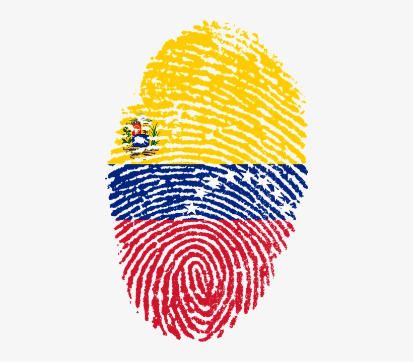 Lágrimas Por Venezuela - Venezuela Fingerprint, transparent png