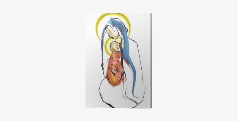 Christmas Nativity Scene Mother And Child, Virgin Mary - Christmas Day, transparent png