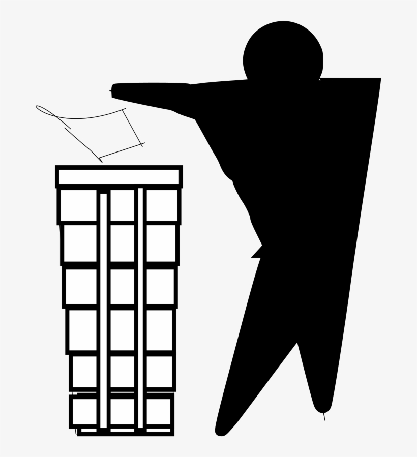 This Free Icons Png Design Of Throw Trash Into The, transparent png