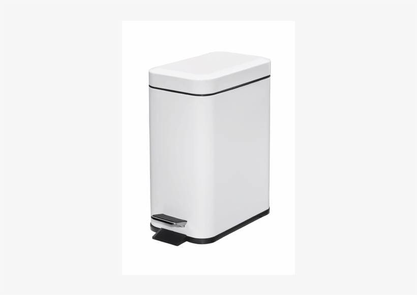 Step Trash Can, White - Toilet, transparent png