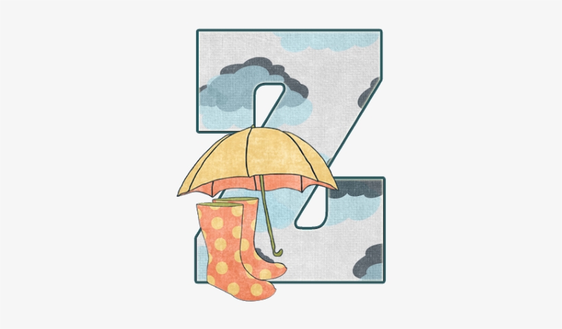 Abecedario Día De Lluvia - Rain, transparent png