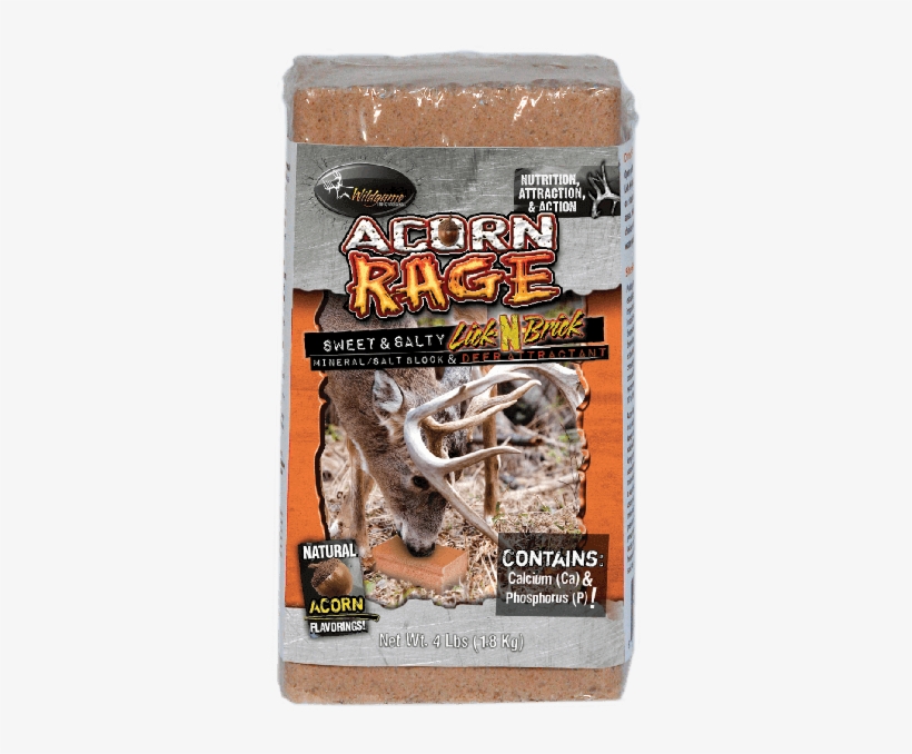 Wildgame Innovations Acorn Rage Salt Block Deer Attractant - Wildgame Apple Crush Salt Block, transparent png