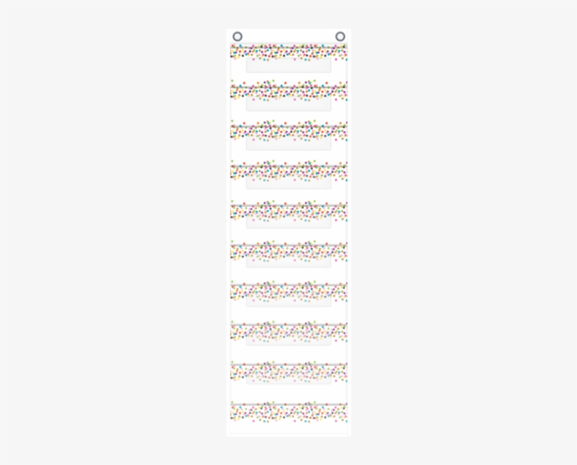 Confetti 10 Pocket File Storage Pocket Chart - Learning Centers In American Elementary Schools, transparent png