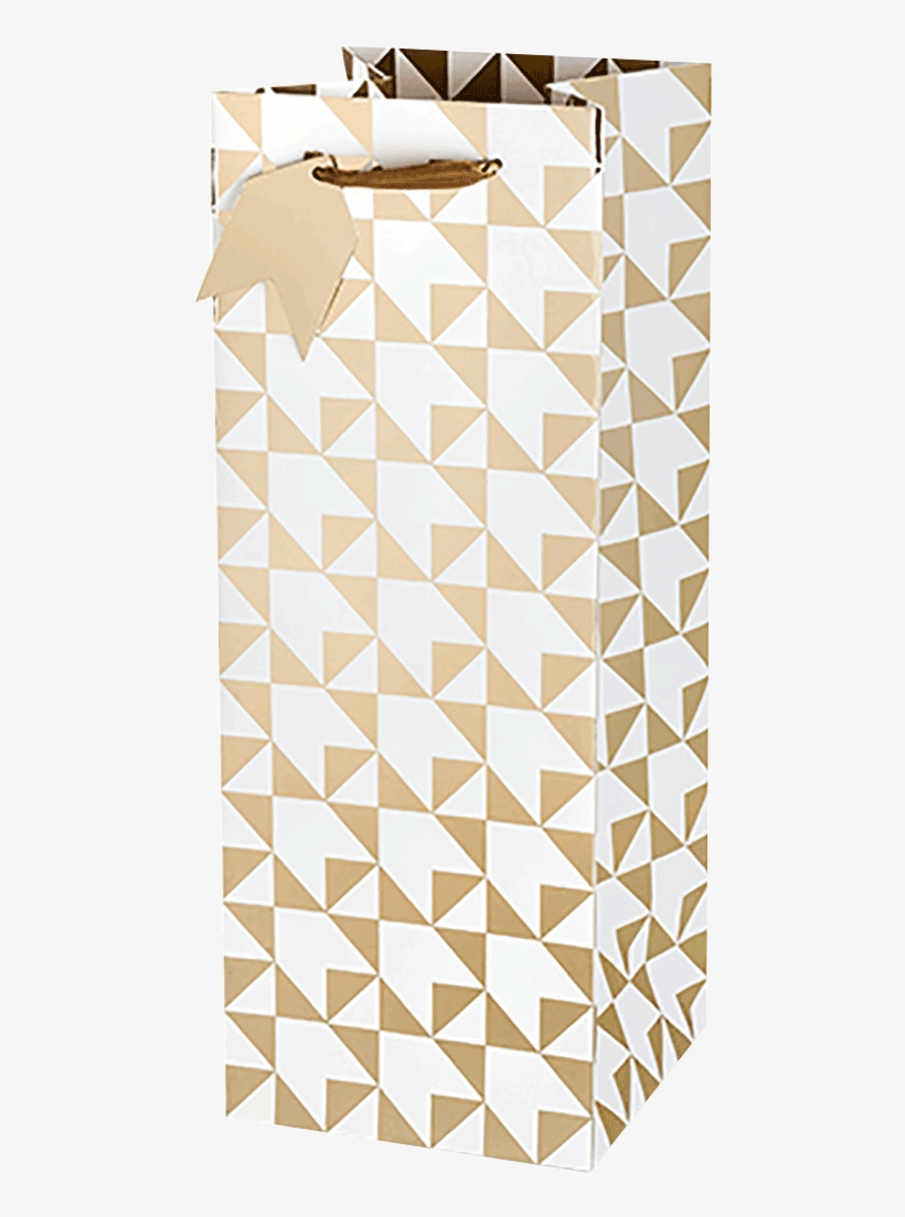 Gold Arrow Gift Bag - Champagne, transparent png