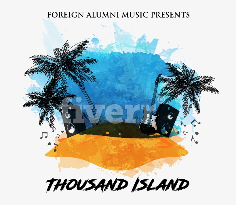 Create A Beautiful Album Cover And Music Artwork Sale - Watercolor Painting, transparent png