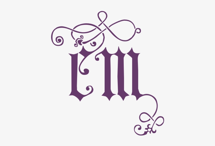 Fancy Initials Purple - Media Vita-gregorian Hymns Of Death+resurrection Cd, transparent png