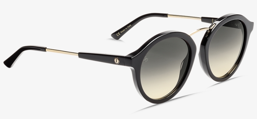 Electric Mixtape Sunglasses-gloss Black/ohm Black Gradient - Sunglasses, transparent png