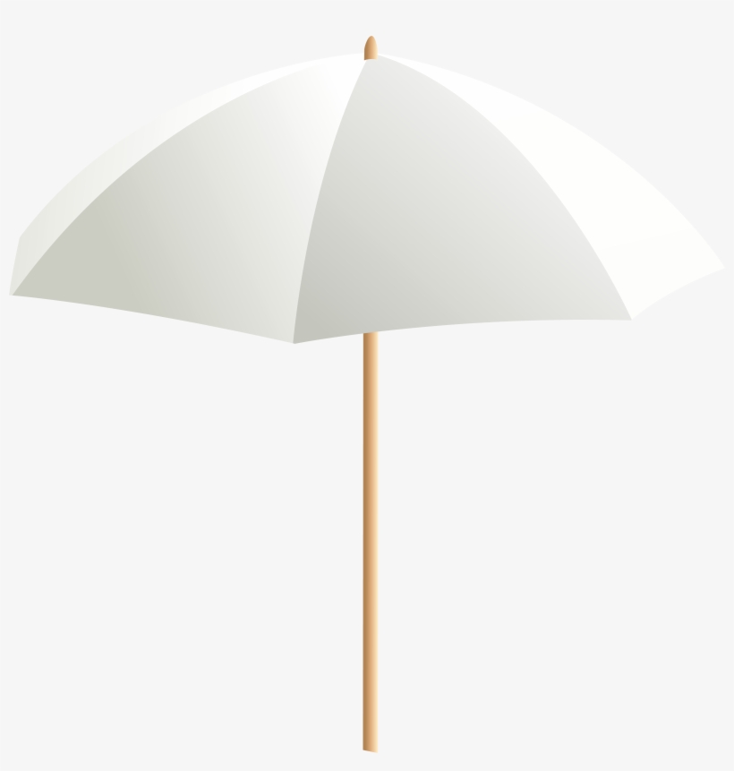 Beach Umbrella White Png Clip Art, transparent png