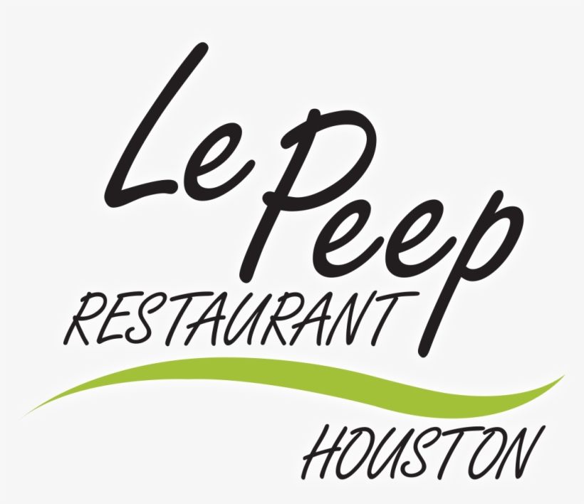 Le Peep Restaurant Houston Png Little Peep Restaurant - Calligraphy, transparent png