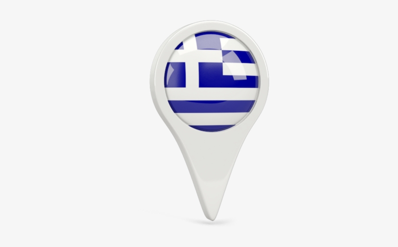Greece Flag Pin Png, transparent png