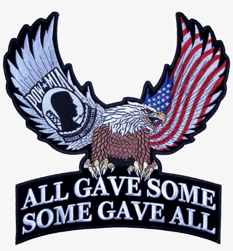 American Flag Eagle Png - All Gave Some Png, transparent png