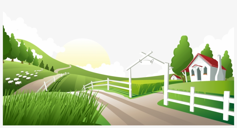 Nature Landscape - Равнина Вектор, transparent png
