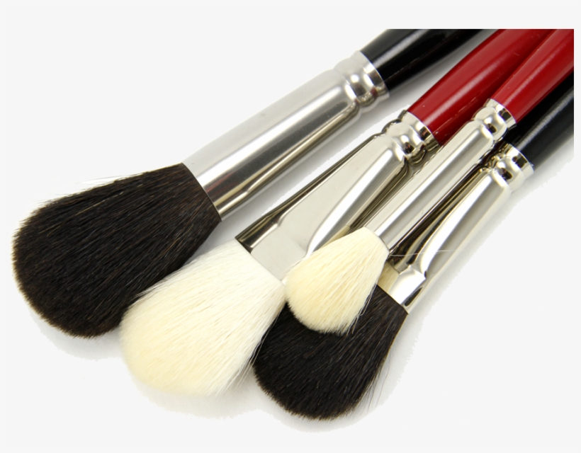 Silver Brush Silver Mop Brush Set Of - Makeup Brushes, transparent png