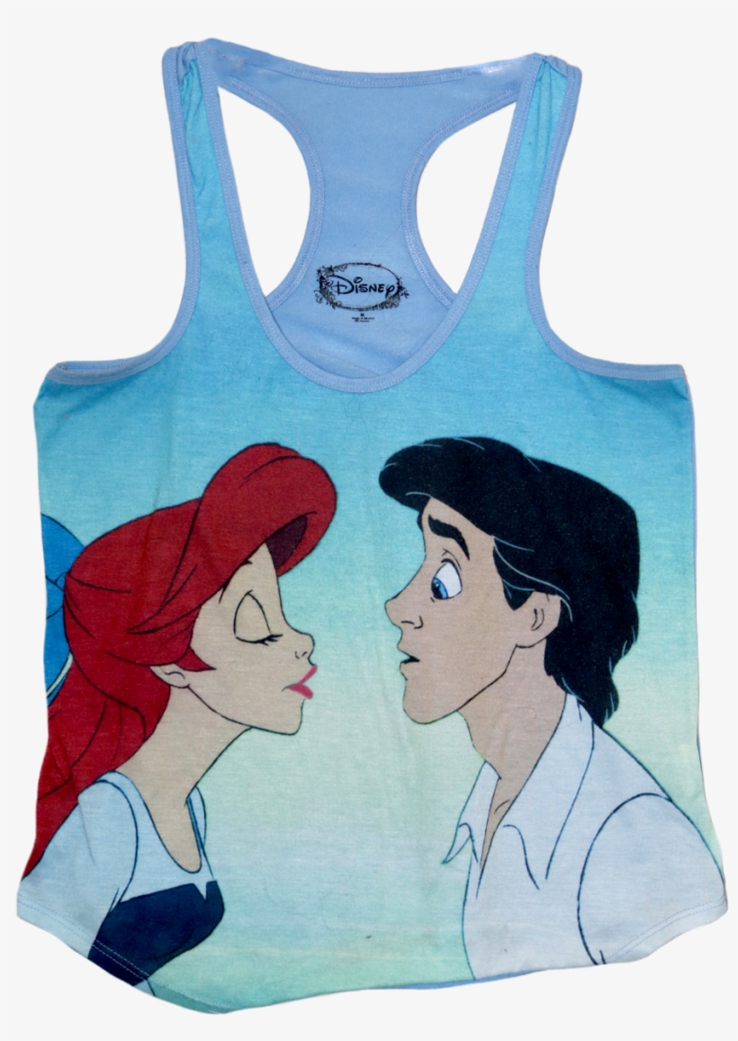 A Tanktop Of The Kiss The Girl Scene From The Little - Ariel And Eric Hot Topic Tank, transparent png