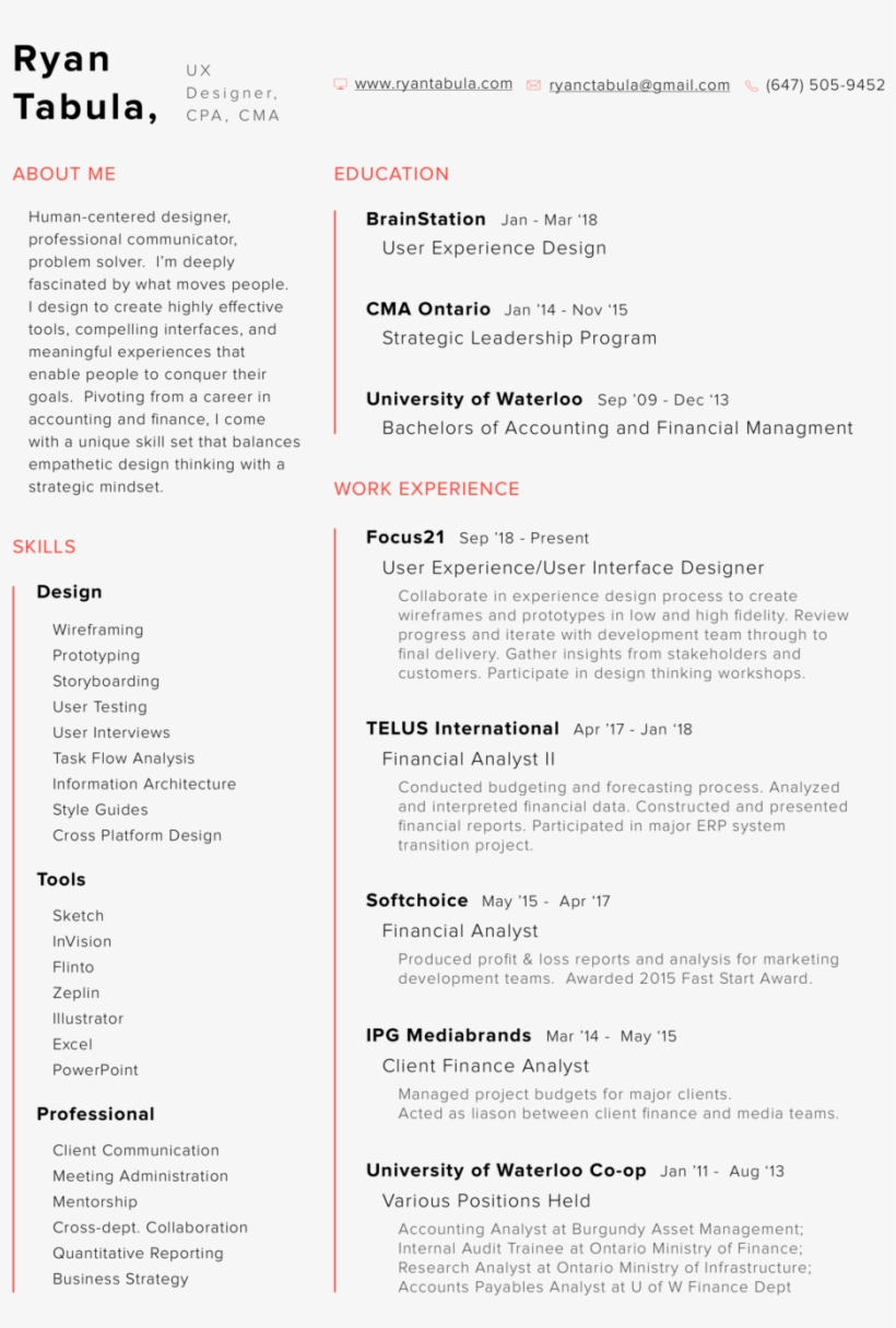 Ryan Tabula Resume Png 1, transparent png