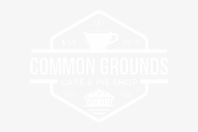 Logo White - Common Grounds Gridley Il, transparent png
