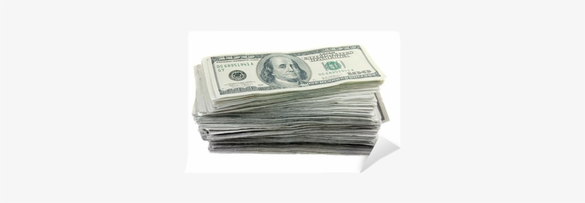 Stack Of - Stacks Of 100 Dollar Bills, transparent png