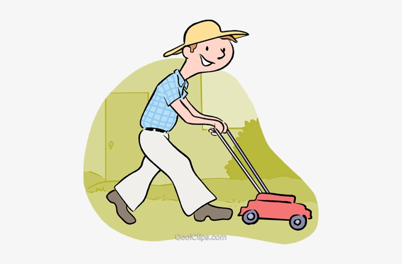 Lawn Mowers Royalty Free Vector Clip Art Illustration, transparent png
