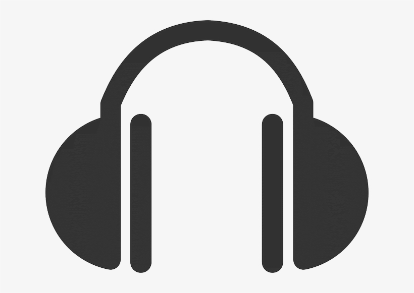 Headphones Earphones Audio Sound Music Lis - Icone Casque Audio Png, transparent png