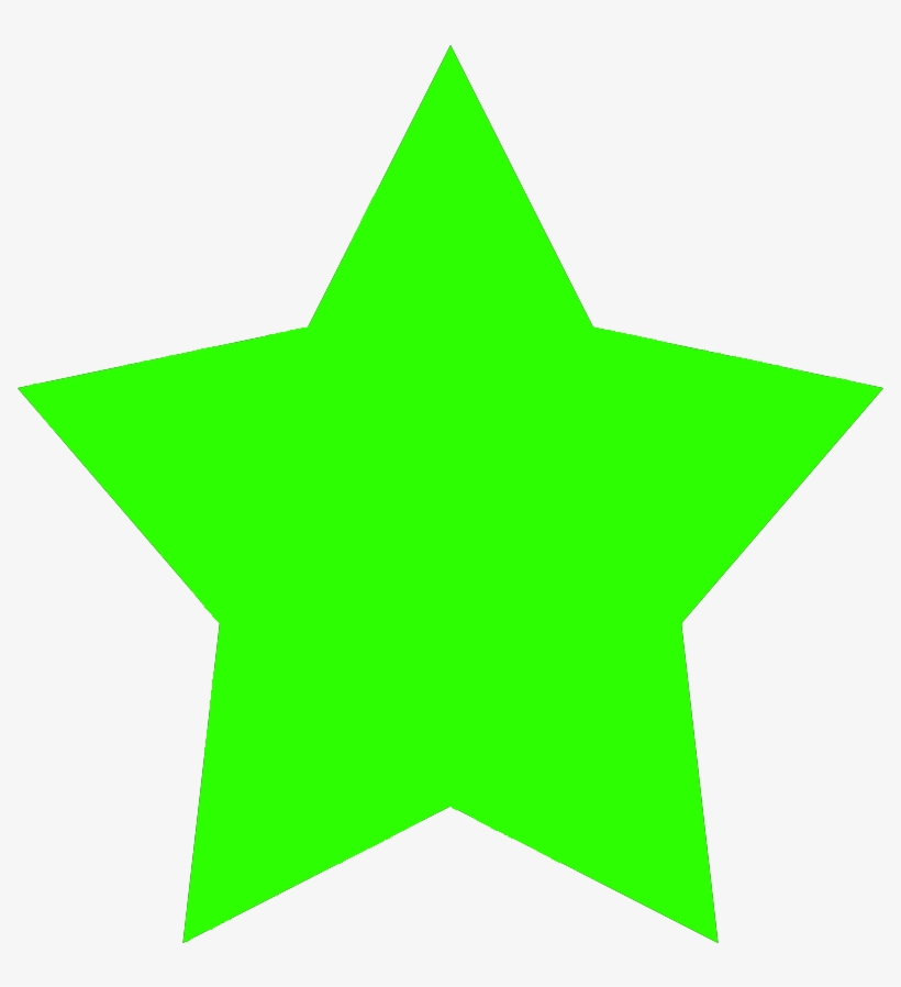 Download Free Printable Clipart And Coloring Pages - Green Star Clip Art, transparent png