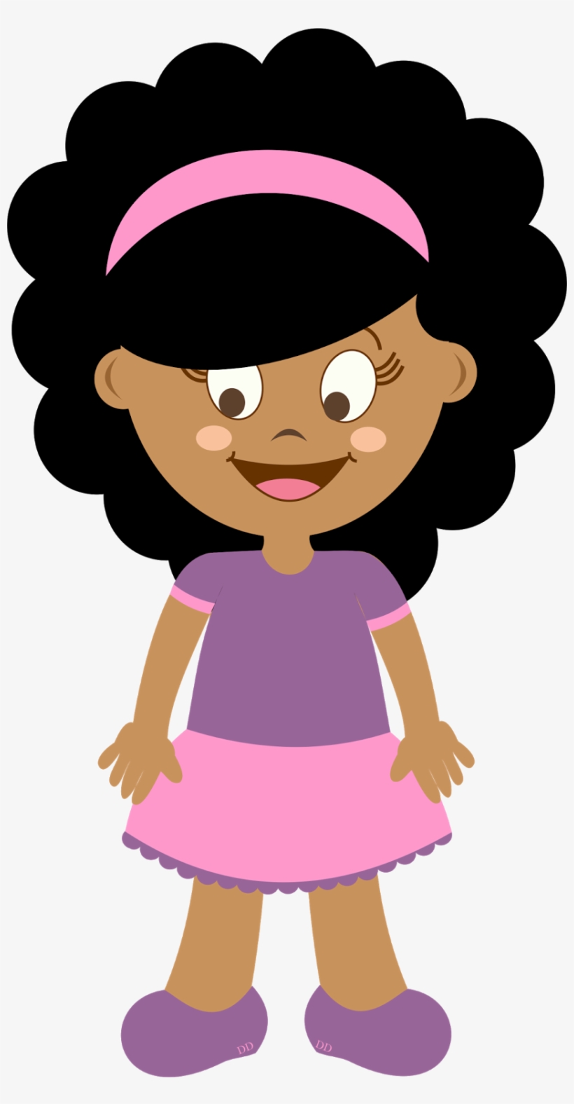 Bonfire Clipart Watercolor - Desenho Menina Morena Png, transparent png