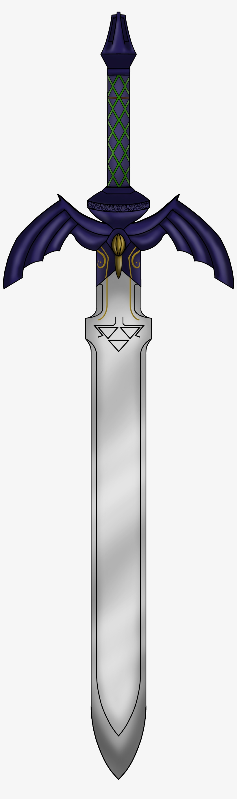 Master Sword Clipart For Your App - Master Sword Legend Of Zelda Breath, transparent png