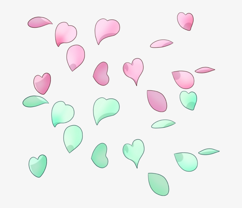 Floating Hearts Pastelsfreetoedit - Illustration, transparent png