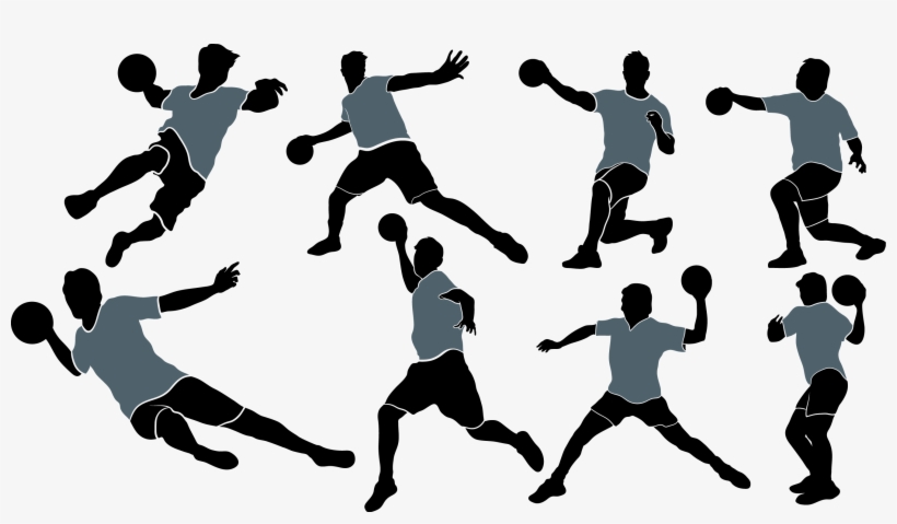 Play Basketball Dodgeball Clip Art - Dodgeball Silhouette Png, transparent png