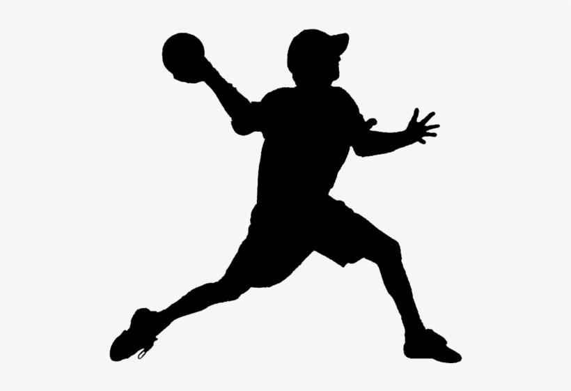 Dodgeball Vector Silhouette Svg Freeuse Stock - Dodgeball Png, transparent png