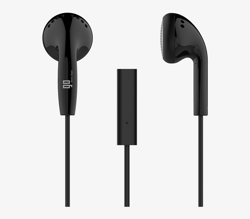Headset In Classic Style With Double Earbuds Attached - Classic Style Earbuds, transparent png