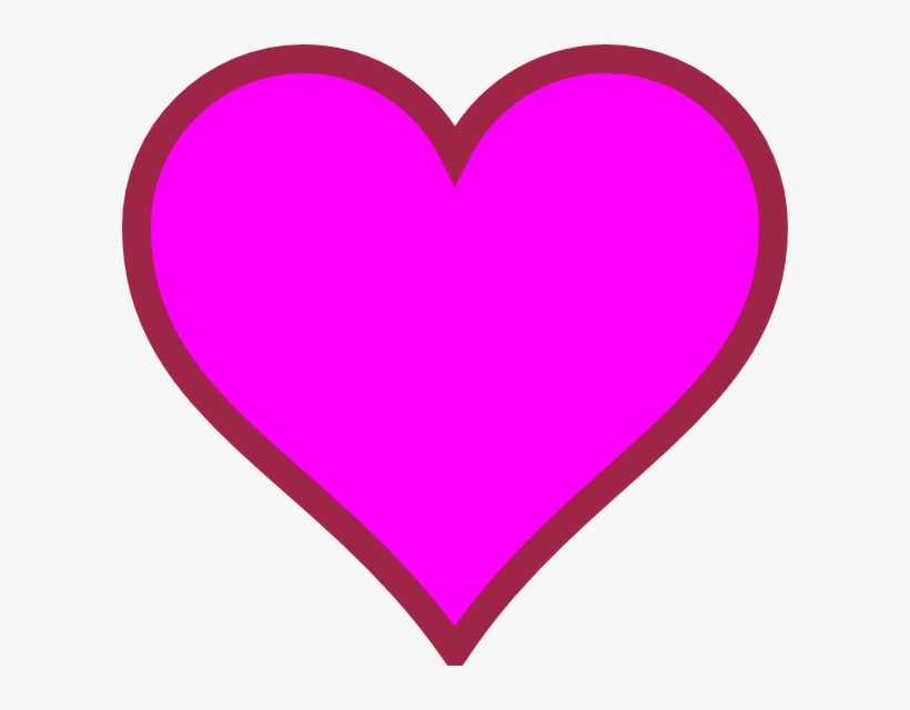Hot Pink Heart Png Related Keywords Amp Suggestions, - Pink And Purple Hearts, transparent png