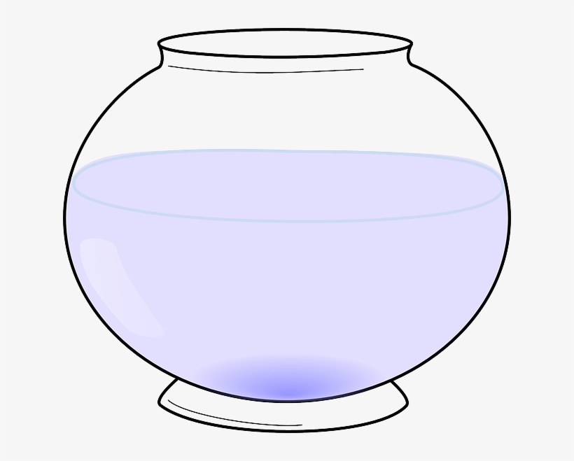 Fishbowl, Aquarium, Water, Glass - Mini Bowl Drawing, transparent png