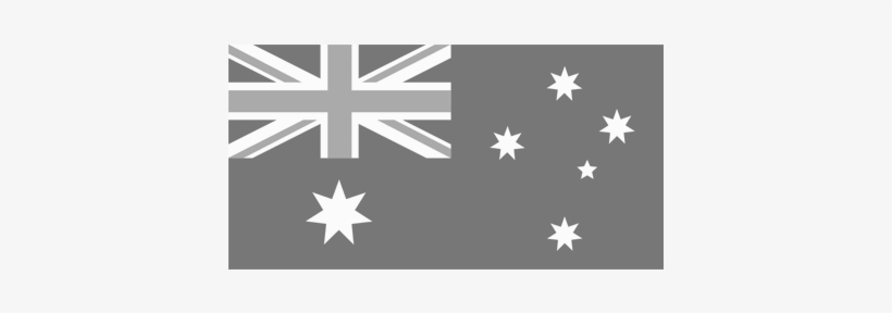 Australia Transparent Black And White - Black And White Australian Flag, transparent png